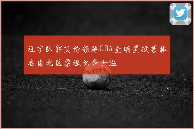 辽宁队郭艾伦领跑CBA全明星投票排名南北区票选竞争升温