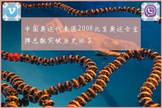 中国奥运代表团2008北京奥运会金牌总数突破历史记录